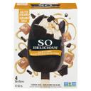 Dipped Salted Caramel Frozen Dessert Bar