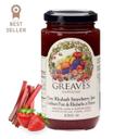 Pure Rhubarb Strawberry Jam