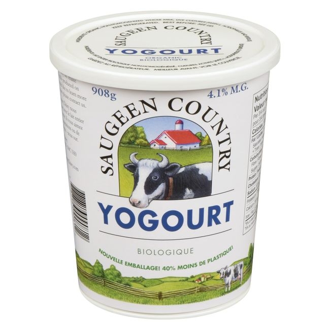 Organic Cream Top Plain Yogurt