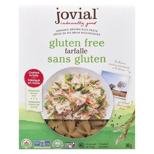 Organic Brown Rice Farfalle Pasta