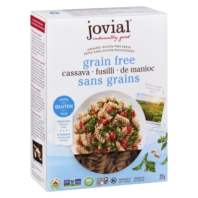 Organic Grain Free Cassava Fusilli Pasta