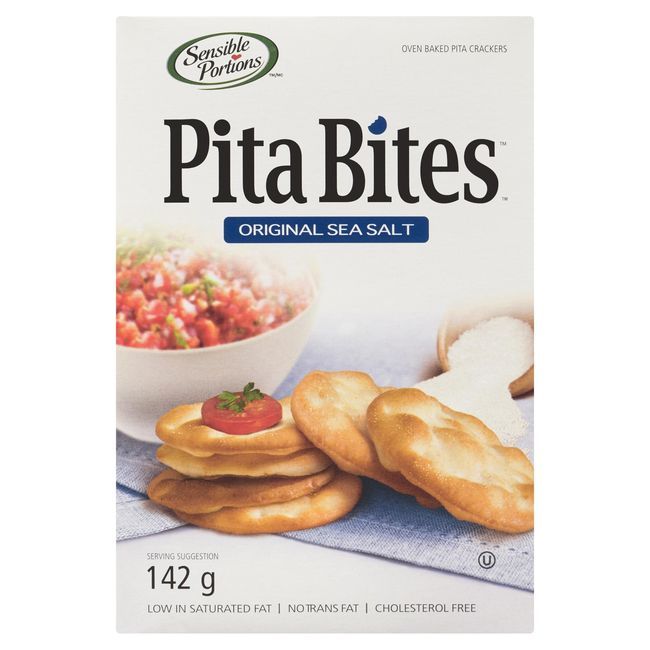 Sensible Portions Craquelins Pita Au Sel De Mer Originaux, 142 G -- 12 Par Boîte