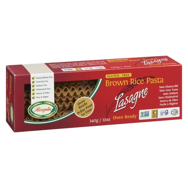 Brown Rice Lasagne Pasta