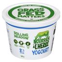 Plain Grass Fed 2 Percent Milk Fat Yogurt