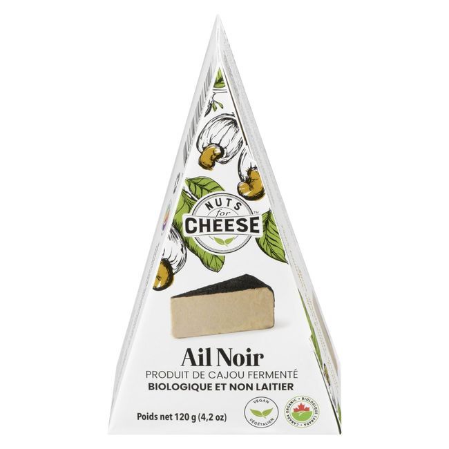 Nuts For Cheese Fromage À L'ail Noir, 120 G -- 6 Par Boîte