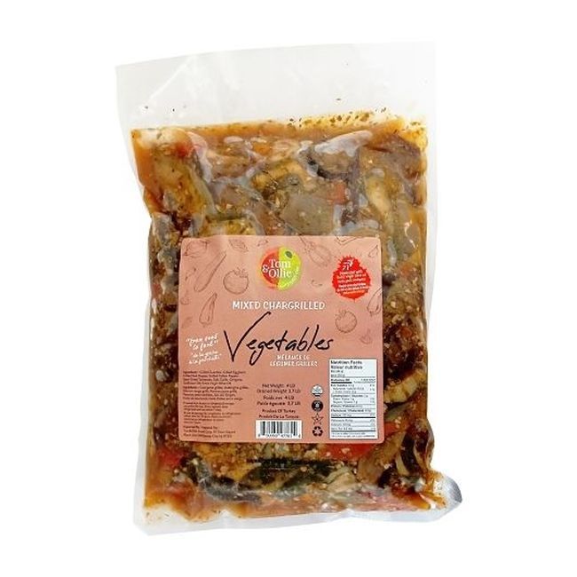 Tom & Ollie Mediterranean Mixed Vegetables In Oil, 1.81 Kg -- 3 Per Case