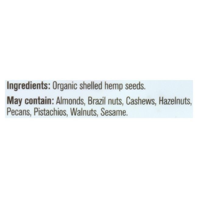 Prana Organic Raw Shelled Hemp Seeds, 200 G -- 8 Per Case