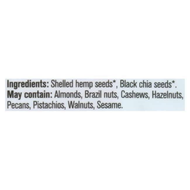 Prana Organic Shelled Hemp And Whole Black Chia Seeds, 250 G -- 8 Per Case