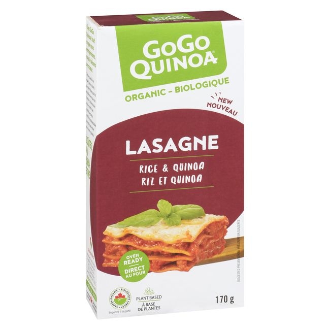 Rice and Quinoa Lasagna Pasta