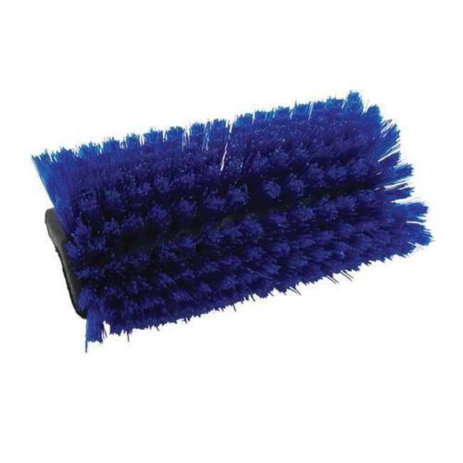 Carlisle 3619714 Brosse À Récurer Flo-pac À Double Surface Bleue Avec Poils En Polypropylène, 25,4 Cm De Long