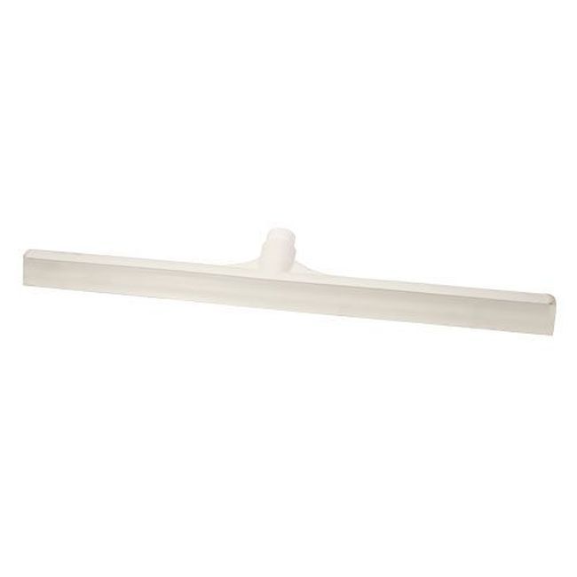 Carlisle 3656802 Raclette À Plancher Sparta Blanche En Caoutchouc Thermoplastique, Lame Simple, Longueur 24 Po