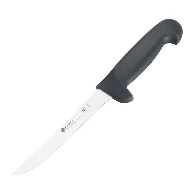 Browne Couteau À Désosser Halco À Manche Noir, 6 Po