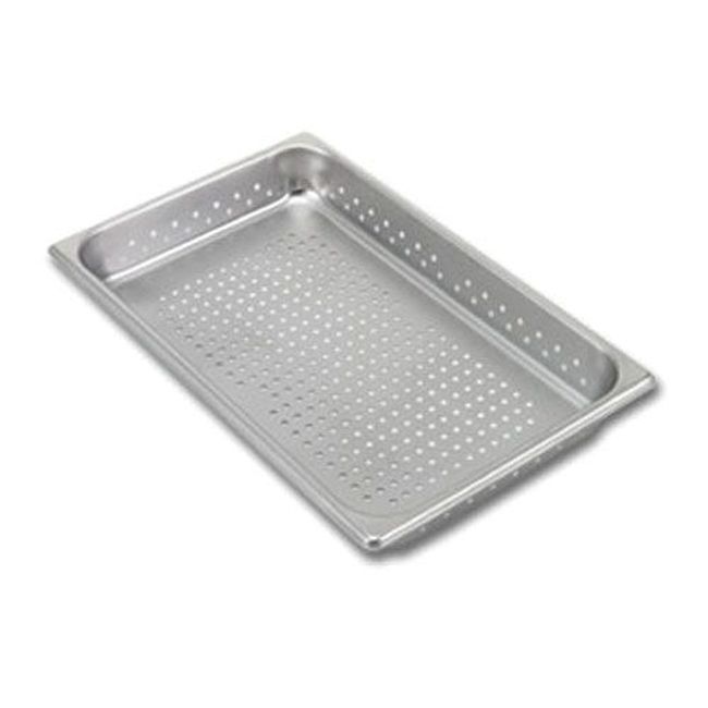 Vollrath 30223 Super Pan V Stainless Steel Half Size Perforated Steam Table Pan, 2.5 In Deep