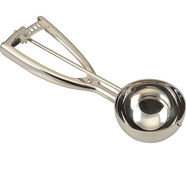 47151 Stainless Steel Round Number 10 Squeeze Disher, 3.125 oz Capacity