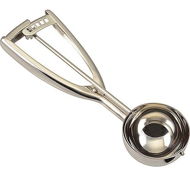 47153 Stainless Steel Round Number 16 Squeeze Disher, 2 oz Capacity