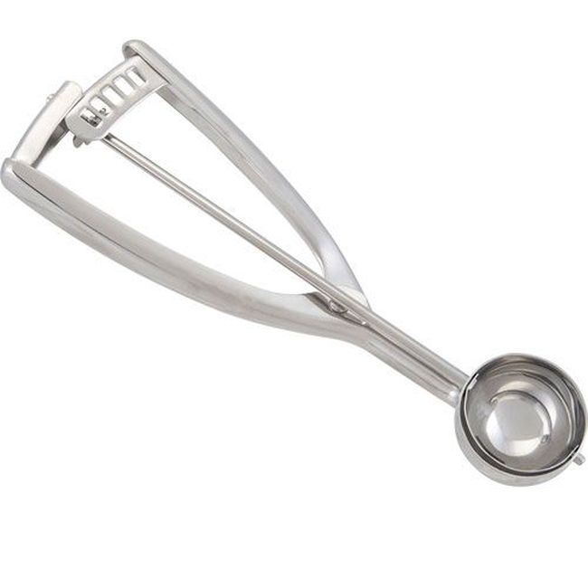 47156 Stainless Steel Round Number 30 Squeeze Disher, 1.25 oz Capacity