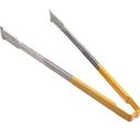 4791650 Stainless Steel Antimicrobial One Piece Tong with Versagrip Ends And Yellow Kool-touch Handle, 16 in