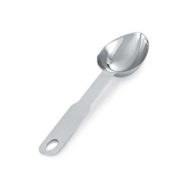 47055 Heavy Duty Stainless Steel Oval Measuring Scoop, 0.125 Cup Capacity