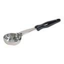 6433320 Heavy Duty Stainless Steel Antimicrobial One-piece Solid Round Spoodle with Black Nylon Handle, 3 oz Capacity