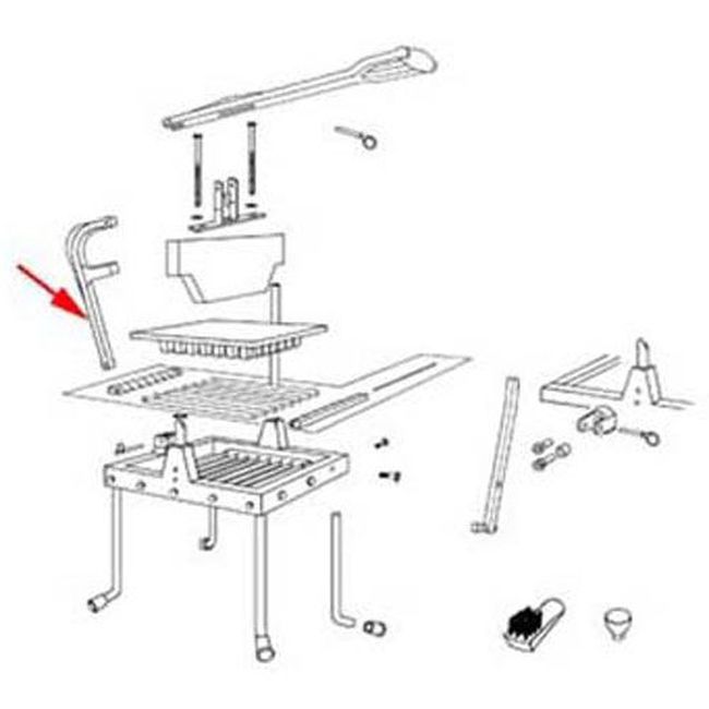 Vollrath 4413 Bras De Liaison Pour Coupe-laitue Lettuce King Iv