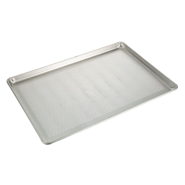 9002p Wear Ever Heavy Duty 18 Gauge Aluminum Full Size Perforated Sheet Pan with Natural Finish
