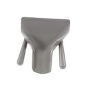 3673 Frybagger Plastic Curly French Fry Scoop with Dual Handles