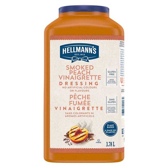Hellmann's Vinaigrette Aux Pêches Fumées Sans Gluten, 3,78 L
