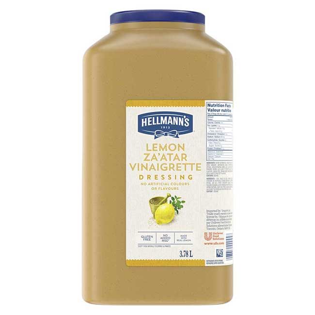 Hellmann's Vinaigrette Za'atar Au Citron, 3,78 L