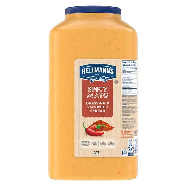 Hellmann's Mayonnaise Épicée, 3,78 L