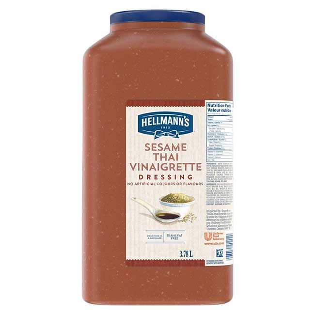 Hellmann's Vinaigrette Thaï Au Sésame, 3,78 L