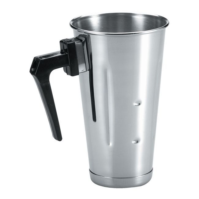 Browne Stainless Steel Malt Cup With Handle, 30 Oz Capacity