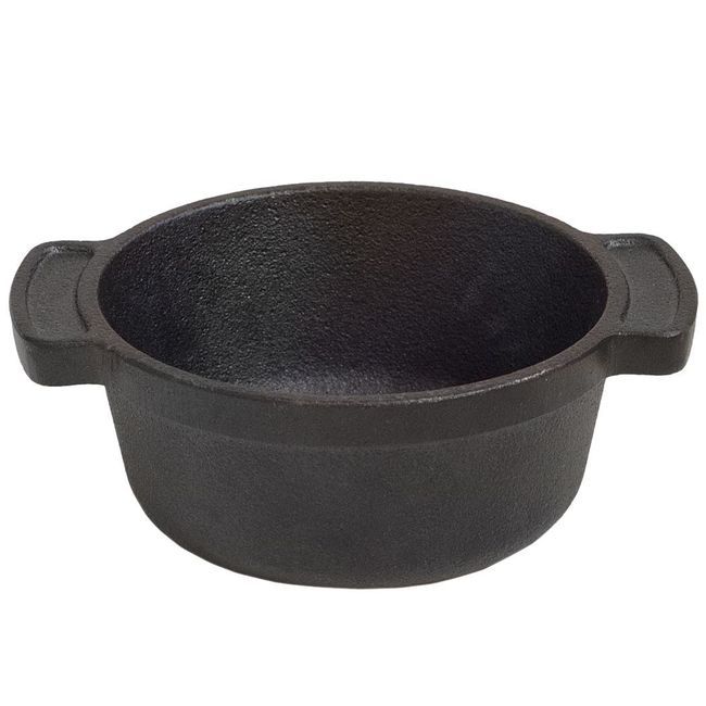 Browne Mini Plat Rond Traditionnel En Fonte Pré-assaisonné Thermalloy, Capacité De 270 G