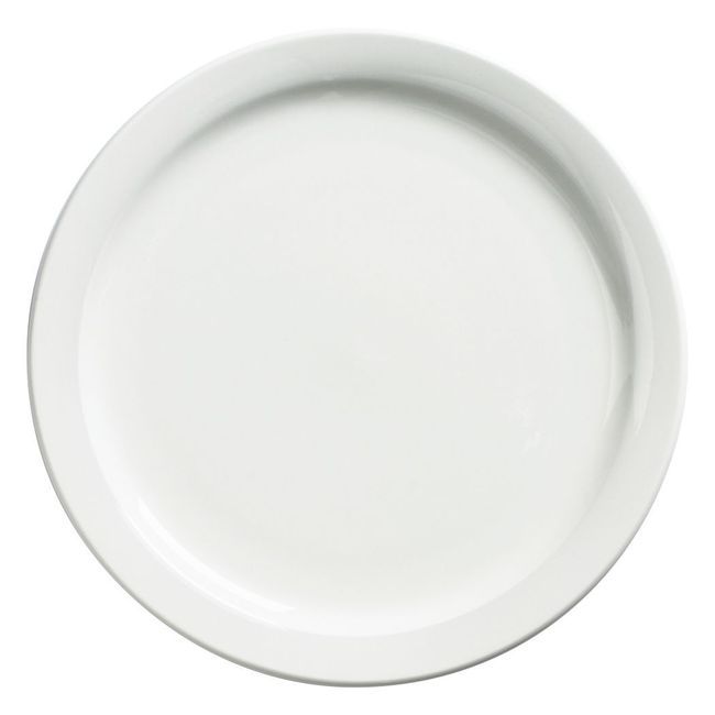 Browne Palm Porcelain White Side Plate, 6.5 In -- 36 Per Case