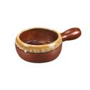 Ceramic Brown Onion Soup Bowl with Handle