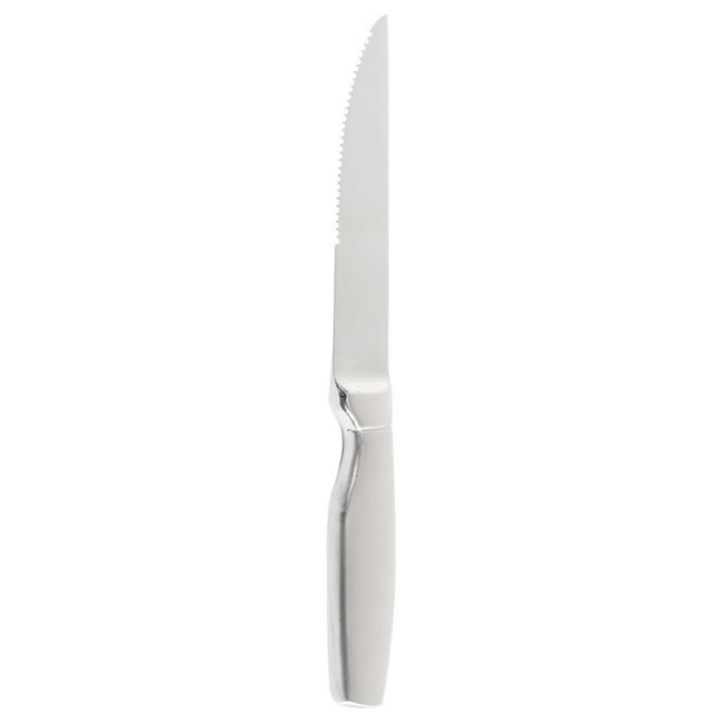 Browne Stainless Steel Serrated Pointed Blade Hollow Handle Contre Filet Steak Knife, 9.75 In -- 12 Per Case