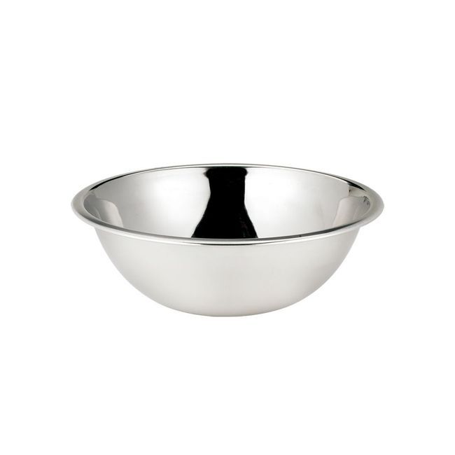 Browne Stainless Steel Mixing Bowl, 8 Qt Capacity