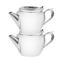 18/8 Stainless Steel Apple Shape Stackable Teapot with Strainer