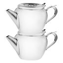 18/8 Stainless Steel Apple Shape Stackable Teapot with Strainer