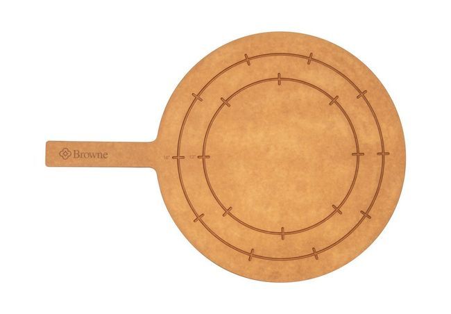Browne Fibre Wood Measuring Pizza Paddle, 19.5 In