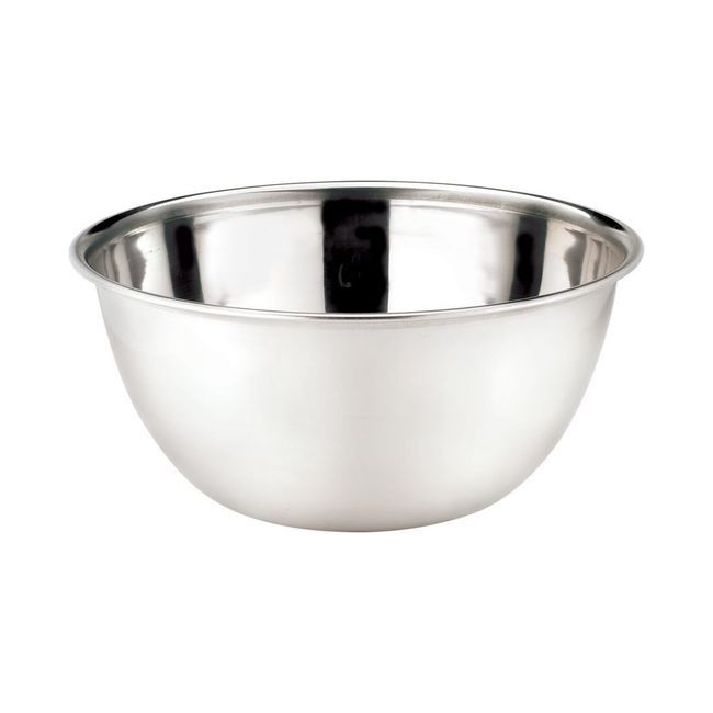 Browne 18/8 Stainless Steel Mixing Bowl, 6 Qt Capacity
