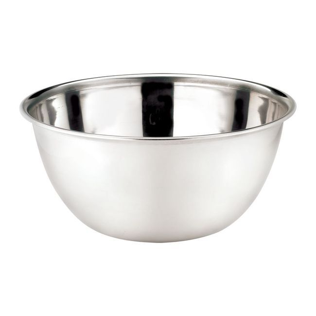 Browne 18/8 Stainless Steel Mixing Bowl, 8 Qt Capacity