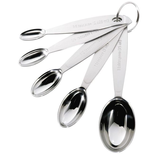 Cuisipro Stainless Steel Measuring Spoon, Set Of 5