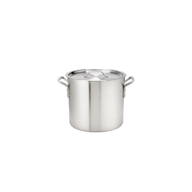 Browne Thermalloy Standard Weight Aluminum Stock Pot, 20 Qt Capacity