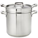 Thermalloy Stainless Steel 3 Piece Pasta Cooker Set