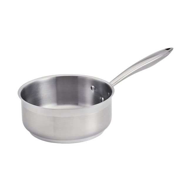Browne Thermalloy Stainless Steel Low Sauce Pan, 2.5 Qt Capacity