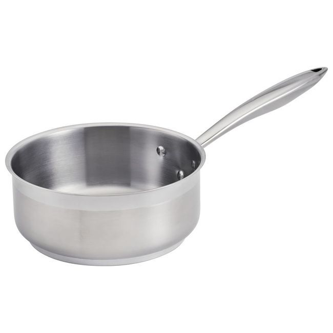 Browne Thermalloy Stainless Steel Low Sauce Pan, 5 Qt Capacity