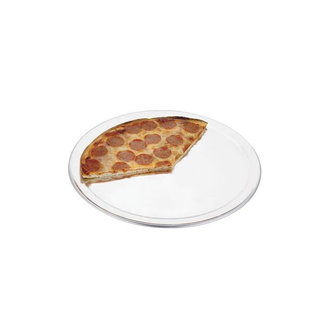 Browne Thermalloy 18 Gauge Aluminum Wide Rim Pizza Pan, 6 In Dia.