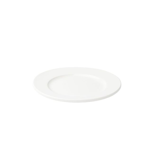 Foundation Porcelain Round Wide Rim Plate