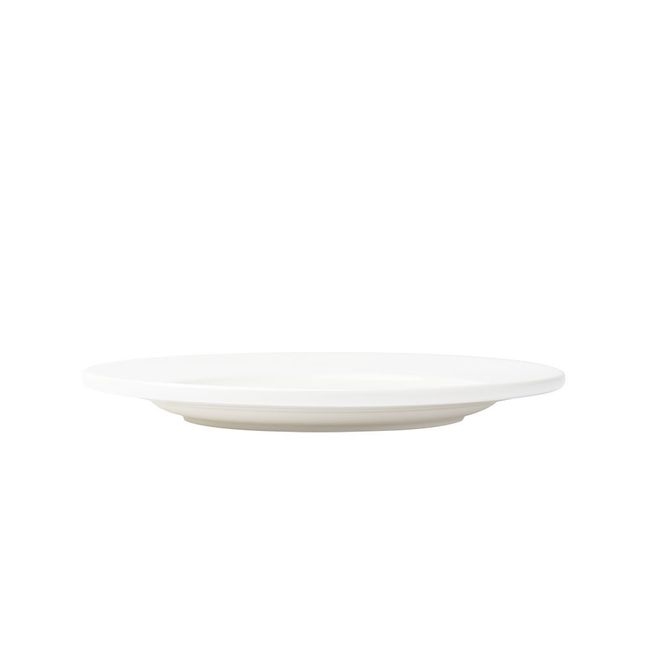 Foundation Porcelain Round Wide Rim Plate