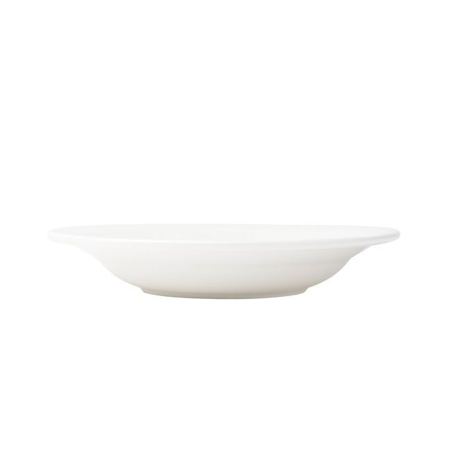 Browne Foundation Porcelain Round Rimmed Bowl, 8.5 Fluid Oz -- 36 Per Case